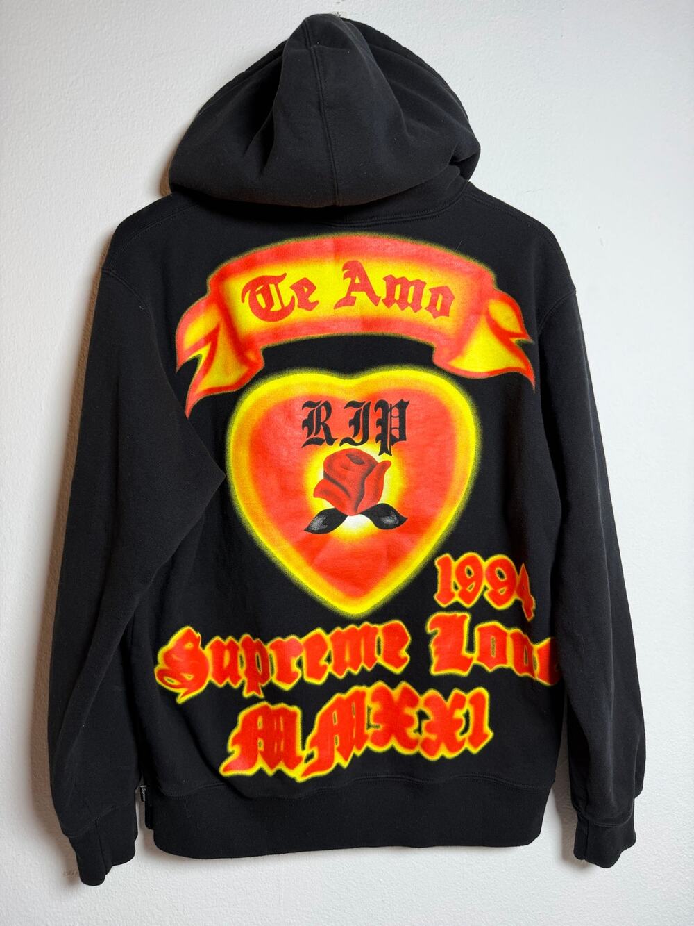 Supreme Te Amo Love Hooded Sweatshirt
